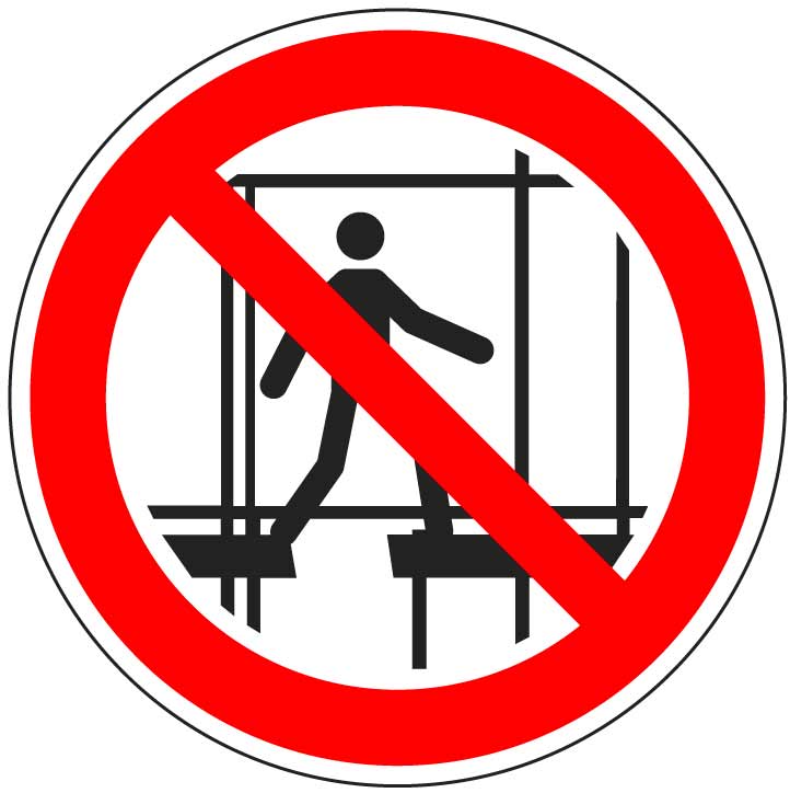 P025 - Verboden onafgewerkte stelling te gebruiken